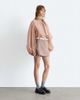 & Other Stories & Other Stories wool mini skirt in brown herringbone plaid - 3