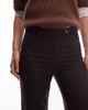 & Other Stories & Other Stories wool pants with flare leg in brown - 4