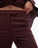& Other Stories & Other Stories wool slim flare leg tailored pants in wine pinstripe - part of a set - 3