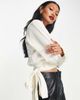 & Other Stories & Other Stories wrap blouse in white - 4