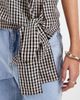 & Other Stories & Other Stories wrap top in blue and brown plaid - 2