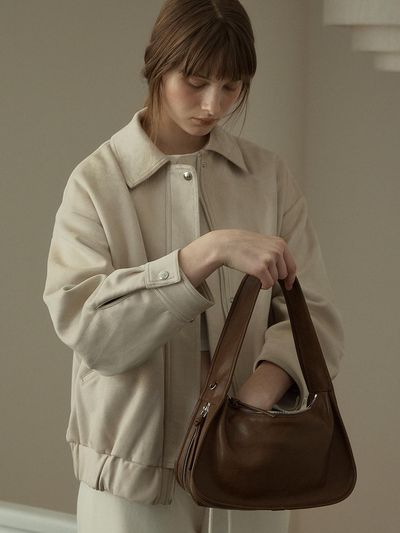 OTHER TEMPO Crack Shoulder Bag (Brown)