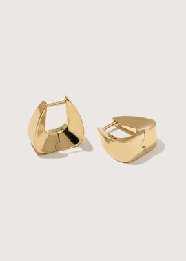 Otiumberg Otiumberg 14kt Gold Delta Hoops