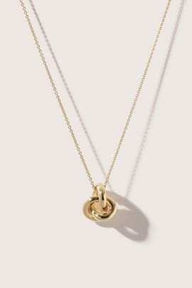 Otiumberg Otiumberg 14kt Gold Vermeil  Knot Necklace