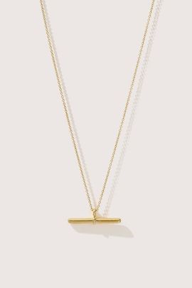 Otiumberg Otiumberg 14kt Gold Vermeil  Vestige Toggle Necklace