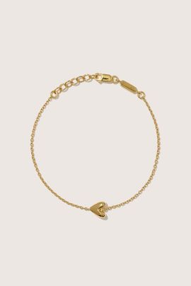 Otiumberg Otiumberg 14kt Gold Vermeil Roscida Heart Bracelet