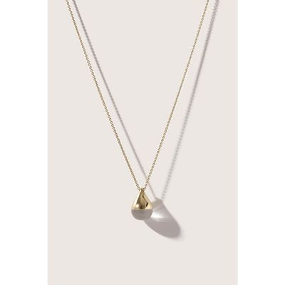 Otiumberg Otiumberg 14kt Gold Vermeil Stilla Quartz Necklace