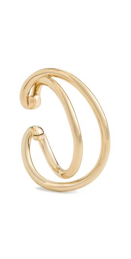 Otiumberg Otiumberg Dual Curve Ear Cuff Gold One