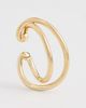 Otiumberg Otiumberg Dual Curve Ear Cuff Gold One - 2