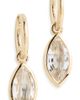 Otiumberg Otiumberg Marquise Quartz Drop Earrings Gold One - 1
