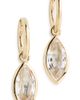 Otiumberg Otiumberg Marquise Quartz Drop Earrings Gold One - 5