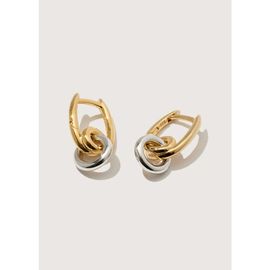 Otiumberg Otiumberg Mixed Metal Loop Drop Hoops 