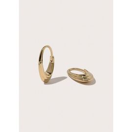 Otiumberg Otiumberg Roscida Ridged Hoop Earrings