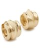 Otiumberg Otiumberg Small Wave Hoop Earrings Gold One - 1