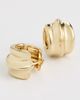 Otiumberg Otiumberg Small Wave Hoop Earrings Gold One - 4
