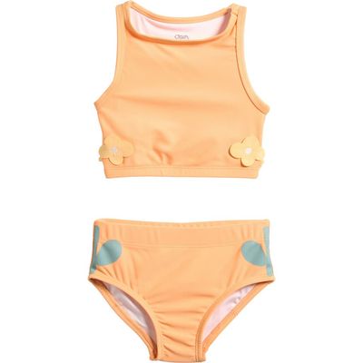 OTTER AVENUE OTTER AVENUE Kids' Floral Appliqué Two-Piece Swimsuit
