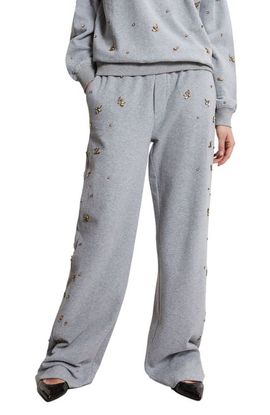 ottod'Ame ottod'Ame Cotton Jogger Trousers With Strass And Drawstring
