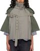 Ottolinger Ottolinger Beige & Khaki Chopped Trench Jacket - 1