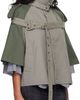 Ottolinger Ottolinger Beige & Khaki Chopped Trench Jacket - 2