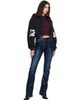 Ottolinger Ottolinger Black Cropped Zip Hoodie - 4