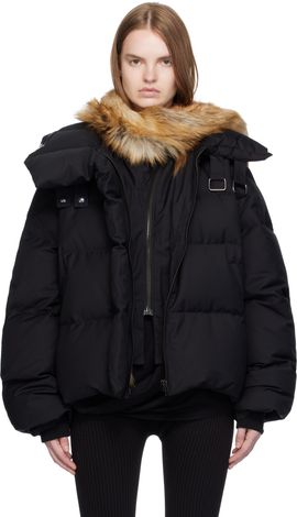 Ottolinger Ottolinger Black Deconstructed Double Zip Down Jacket