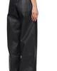 Ottolinger Ottolinger Black Glazed Baggy Jeans - 3