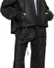 Ottolinger Ottolinger Black Glazed Baggy Jeans - 4