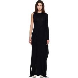Ottolinger Ottolinger Black Jacquard Maxi Dress