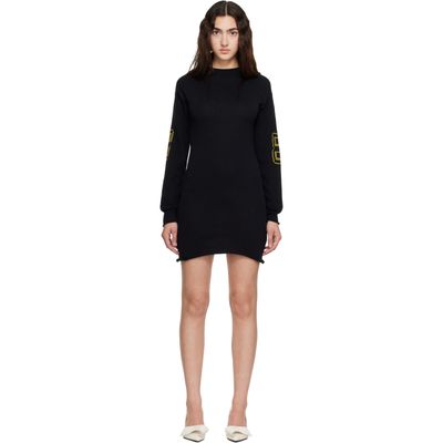 Ottolinger Ottolinger Black Jacquard Team Minidress