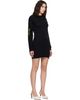 Ottolinger Ottolinger Black Jacquard Team Minidress - 2