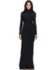 Ottolinger Ottolinger Black Lounge Gown Maxi Dress - 1