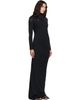 Ottolinger Ottolinger Black Lounge Gown Maxi Dress - 2