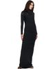 Ottolinger Ottolinger Black Lounge Gown Maxi Dress - 4