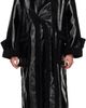 Ottolinger Ottolinger Black Oversized Split Faux-Shearling Coat - 1