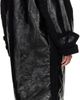 Ottolinger Ottolinger Black Oversized Split Faux-Shearling Coat - 3