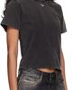 Ottolinger Ottolinger Black Pierced Fitted T-shirt - 2