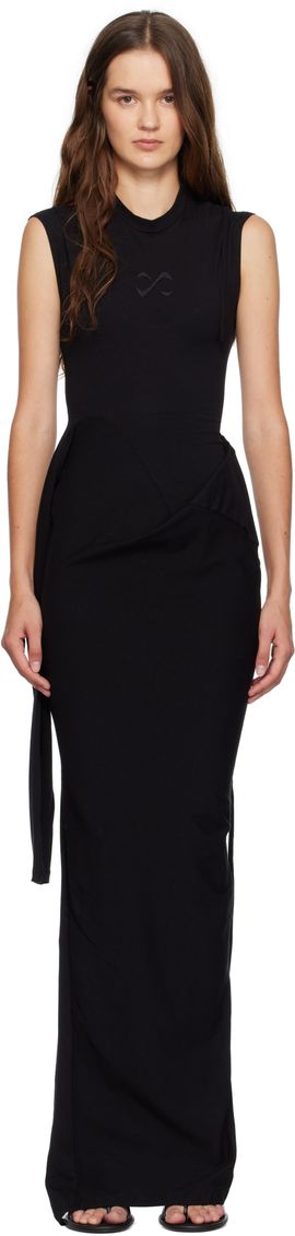 Ottolinger Ottolinger Black Sleevy Maxi Dress