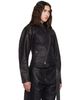 Ottolinger Ottolinger Brown Glazed Curve Denim Jacket - 2