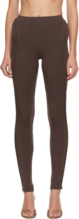 Ottolinger Ottolinger Brown Sculpted Hip Leggings