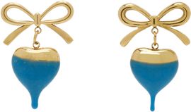Ottolinger Ottolinger Dipped Bow Heart Earrings