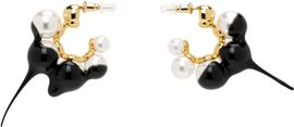 Ottolinger Ottolinger Dipped Pearl Mini Hoop Earrings
