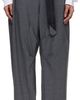 Ottolinger Ottolinger Gray Strapped Baggy Suit Trousers - 1