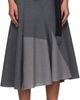 Ottolinger Ottolinger Gray Strapped Business Midi Skirt - 1
