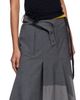 Ottolinger Ottolinger Gray Strapped Business Midi Skirt - 4