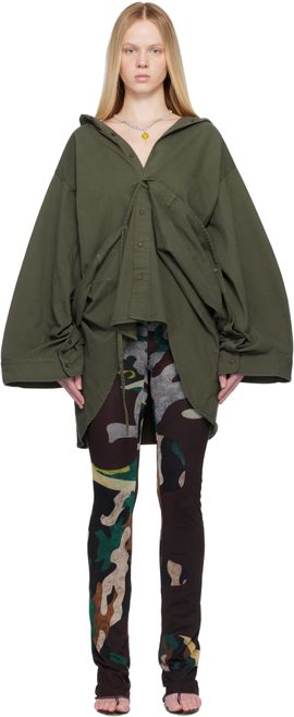 Ottolinger Ottolinger Khaki Liberated Double Overshirt
