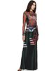 Ottolinger Ottolinger Multicolor Mesh Twisted Longsleeve T-shirt - 4