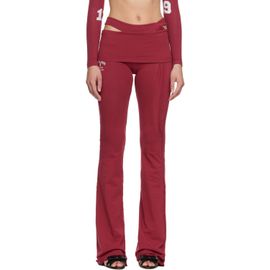 Ottolinger Ottolinger Red Drop-Fold Otto Leggings
