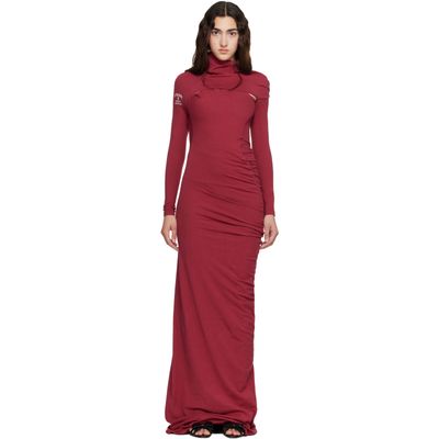 Ottolinger Ottolinger Red Lounge Gown Maxi Dress