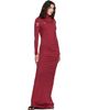 Ottolinger Ottolinger Red Lounge Gown Maxi Dress - 4