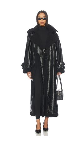 Ottolinger Ottolinger Shearling Oversized Split Coat